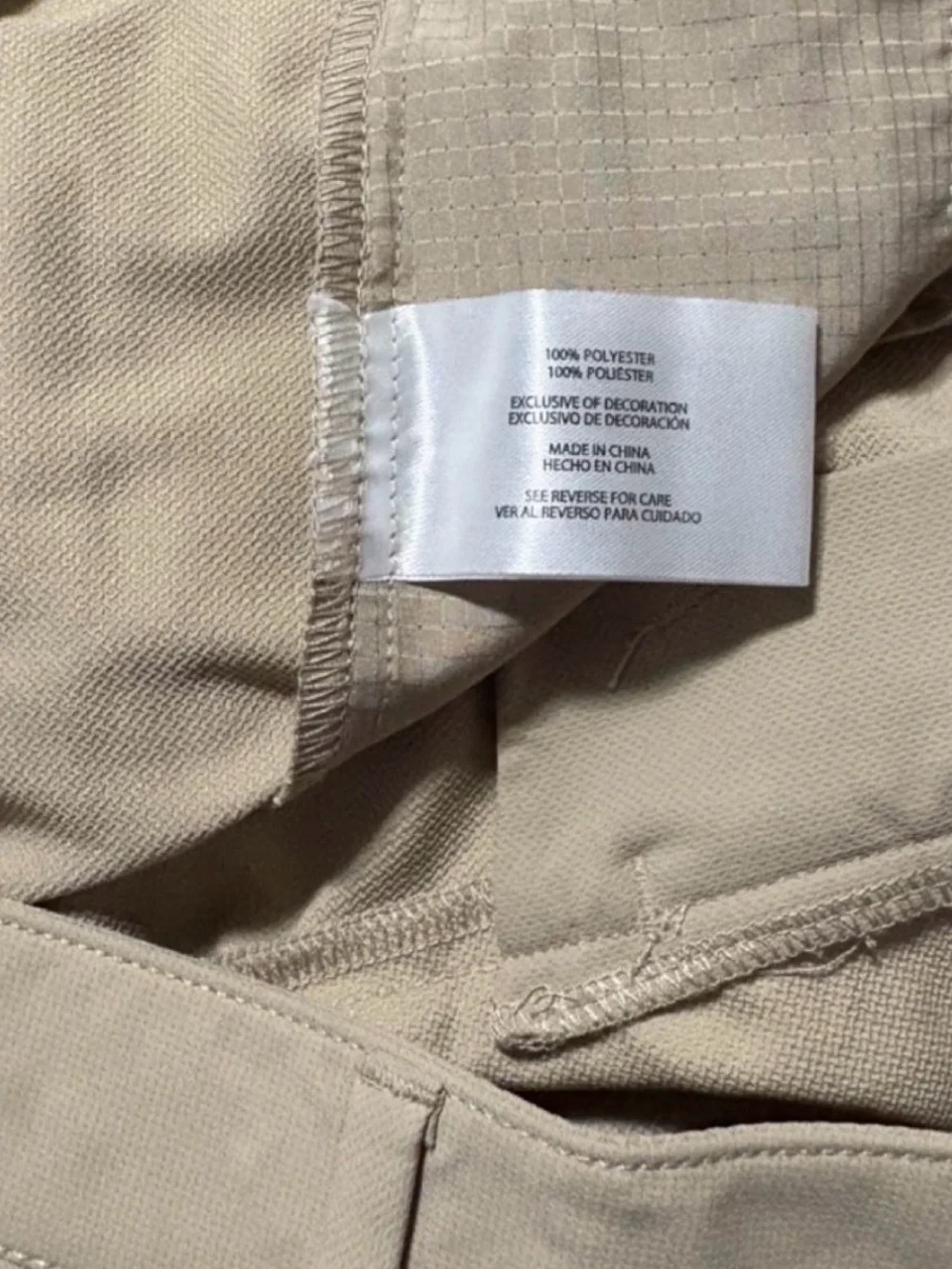 Banana Republic Men’s Khaki Performance Golf Pants Straight Leg 38x34